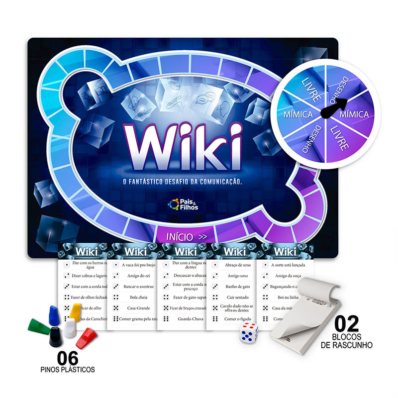 Wiki Desafio da Comunicação Jogo de Mímica e Desenho - Loja Big